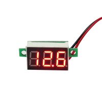 LCD Digital Voltmeter Ammeter Voltimetro LED สีแดง Amp Amperimetro Volt Meter Gauge เครื่องวัดแรงดันไฟฟ้า DC