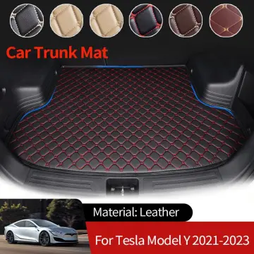 Leather trunk For Tesla model y trunk mat accessories 2022 boot