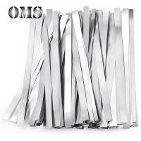 Hot Selling 100Pcs 0.1X4x45/65/100Mm Mobile Power Connection Nickel Plated Strip 18650 Battery Welding Nickel Plated Steel Sheet