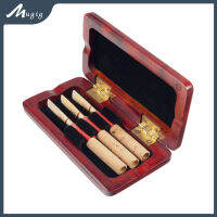 Mugig หรูหรากล่องไม้3PCS Strength Medium Handmade Oboe Reeds Woodwind Instruments Oboes อะไหล่ชุดอุปกรณ์เสริม