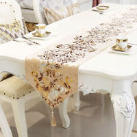 European Gilded Simple Table Runner Classic Court Style Table Runner Model Room Table Cloth Household TV Cabinet Cover Cloth