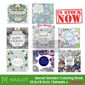 mini 24 page Mandalas Coloring Book For Adults Children Relieve Stress Kill  Secret Garden Graffiti Drawing Book Stationerys - AliExpress