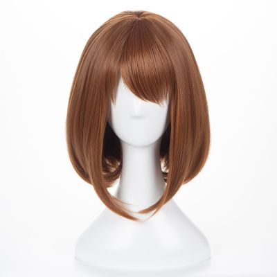 My hero college love imperial tea cosplay wig fluffy hair bobo head