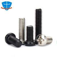 M1 M1.2 M1.6 M2 M3 M4 Button Round Pan Head Phillips Machine Screw SSD Electronic Repair Screw Accessorie Black Silver Screws