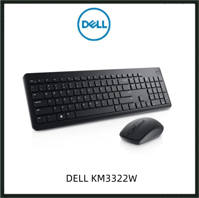 Dell KM3322W Wireless Keyboard and Mouse / Wireless Combo / 2.4GHz USB