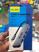 Glink GL-028 GL028 Type-C Adapter 5 in 1 Type-c to HDMI USD 3.0 2.0 1.1 PD