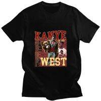 เสื้อยืด6XL 4XL 5XL แนววินเทจแนวตะวันตกของ Kanye สินค้าใหม่เสื้อยืดลำลองแขนสั้นพิมพ์ลายอินเทรนด์สำหรับผู้ชายทรงหลวมไซส์ใหญ่พิเศษของขวัญที่ดีที่สุด