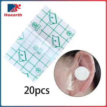 20PCS Ear Covers Waterproof Shower Swimming Stickers Disposable