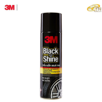 3M Black &amp; Shine ผลิตภัณฑ์โฟมทำความสะอาดและเคลือบเงายางรถยนต์ ขนาด 440 ml.