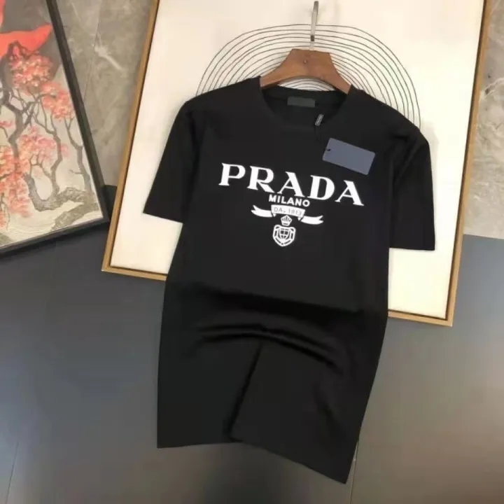 Prada 25 Set Navy Blue mix White Nylon Cotton 214264