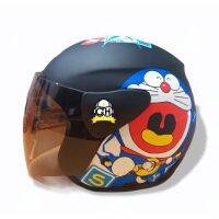 หมวกกันน็อค EVO โมเดล DORAEMON BLACK dlx