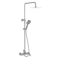 KOHLER  Aleo shower column ก๊อกผสมยืนอาบพร้อมชุุดฝักบัวสายอ่อนและชุุดฝักบัวก้านแข็ง รุ่น อาเลโอ  K-26242T-4-CP