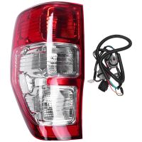 Rear Tail Light Brake Lamp for Ford Ranger Ute PX XL XLS XLT 11-20 Outer Taillight Wire Harness Without Bulb (Right)