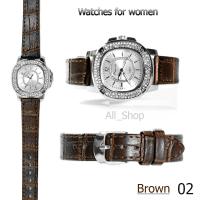 นาฬิผู้หญิง นาฬิกาขอบเพชร นาฬิกาหน้าปัดขอบเพชร  นาฬิกาแฟชั่น  Watches for women