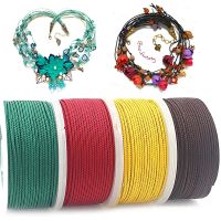 【YD】 1 Roll Jewelry Findings Necklace Rope Cotton Cord Braided String Multicolor