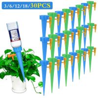 Auto Irrigation Drippers Self Plant Watering Spikes Kit with Slow-Release Control Switch for Garden Flower Plants Indoor Outdoor Watering Systems  Gar