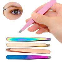 【cw】 Eyebrow Slanted Hair Removal Pinch Forceps Blackhead Remover Multifunction Makeup Tools