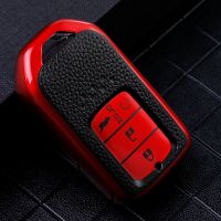 ❖△☽ Carrying TPU Full Cover Remote Key Case For Honda Civic City Vezel Accord HR-V CRV Polit Jazz Jade Crider Odyssey Protect Shell