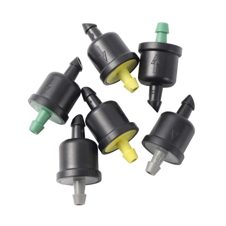 pressure-compensating-dripper-20-30-40l-4-7mm-hose-barb-thread-connection-automatic-pressure-compensation-regulator-20-pcs