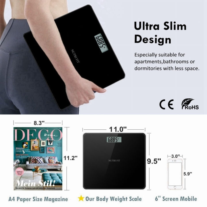 nutri-fit-digital-bathroom-scale-for-body-weight-bath-scale-for-accurate-weight-watching-with-large-lcd-display-most-accurate-for-the-elderly-safe-home-use-330-lbs-bmi-scale-limited-edition