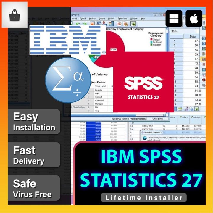 IBM SPSS Statistic 27 & 【Full Version | Lifetime】 | Lazada