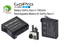 แบตเตอรี่ กล้อง AHDBT-401 GoPro Hero 4 1160mAh Rechargeable Battery for GoPro Hero 4