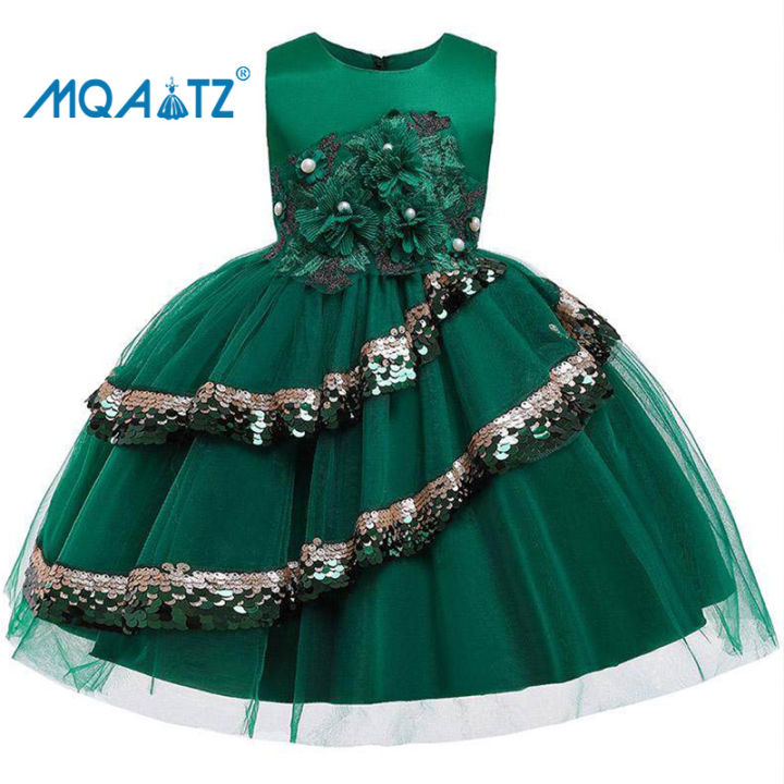 MQATZ Váy Bé Gái Hoa Váy Dạ Hội Sinh Nhật Váy Trẻ Em Váy Công Chúa ...