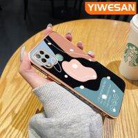 YIWESAN เคสสำหรับ Infinix Hot 10S NFC Hot 10T เคสมือถือซิลิโคนลายดีไซน์ใหม่ด้านข้างเป็นฝาปิดเลนส์เต็มปกป้องกล่องกันกระแทกกล้องถ่ายรูป