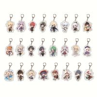 【cw】 Anime Genshin Keychain Man Chain for Pendant Cartoon Friend Gifts ！