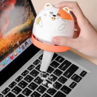 น่ารัก USB CLEANER Cat MINI สูญญากาศโต๊ะทำงาน DUST Home Table Sweeper แบบพกพาตารางคีย์บอร์ด DUST vaccum ใหม่ CLEANER