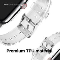 NJ ส่งฟรี elago Clear Apple Watch Strap for All Apple Watch series 4, 5, 6, 7, 8, SE, Ultra สินค้าเป็นสายนาฬิกา อุปกรณ์เสริมสมาร์ท วอทช์