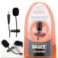 ??HOT!!ลดราคา?? ไมค์หนีบปกเสื้อ DAGEE DG-001 Mini Clip-on Microphone (Black) ##ที่ชาร์จ แท็บเล็ต ไร้สาย เสียง หูฟัง เคส Airpodss ลำโพง Wireless Bluetooth โทรศัพท์ USB ปลั๊ก เมาท์ HDMI สายคอมพิวเตอร์