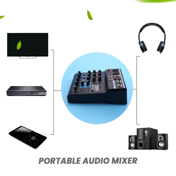 portable-audio-mixer-professional-4-channel-bluetooth-mixer-dj-console-with-reverb-effect-for-karaoke-usb-live-stage-ktv