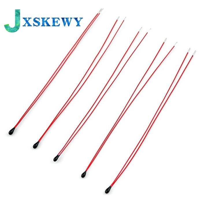 lz-10pcs-mf52b-mf52d-ntc-thermistor-thermal-resistor-b3950-b3435-10k-100k-50mm-60mm-80mm-100mm-resistance-red-black