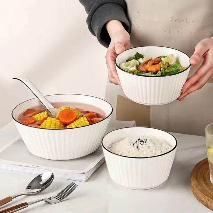 kokepope Ceramic Cereal Rice Bowl Soup Serving Bowls | Lazada PH