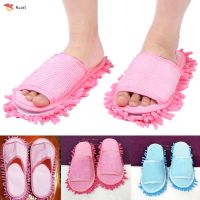 Microfibre Mop Slipper House Floor Foot Shoes Lazy Polishing Cleaning Dust Tool