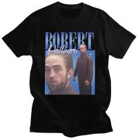 Robert Pattinson 90S Vintage Black Tshirt Men T Shirt Graphic T Shirts 100 Cotton Tshirt Man Tees 100% cotton T-shirt