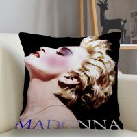 (Inventory) New Music Customized Madonna Sofa Pillow Case Decoration Pillow Case Home Decoration Pillow Case Wholesale (Contact Sellertosupportfreecustomization. Double sided printing design for pillows.