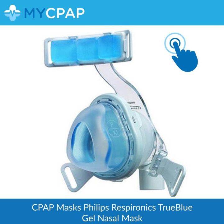 Philips Respironics True Blue Gel Nasal Mask With Headgear | Lazada PH