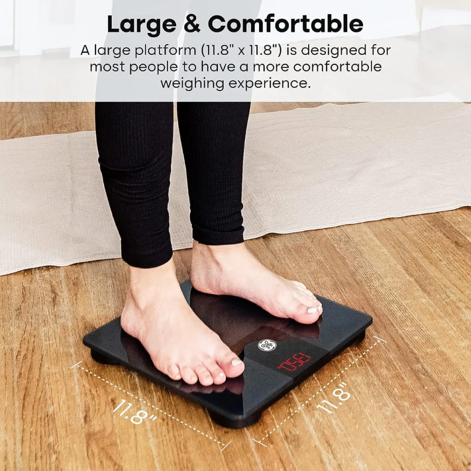 Himaly Digital Body Weight Scale, USB Rechargeable Bathroom Scale with LCD  Display, 400Ibs