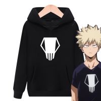 [Qinqin clothing]อะนิเมะ H Oodies ฮีโร่ของฉัน A Cademia Bakugo Katsuki ผู้ชายผู้หญิงพิมพ์เสื้อคลุมด้วยผ้าแฟชั่น Streetwear กีฬาลำลองเสื้อสวมหัวเสื้อกันหนาวหมวก