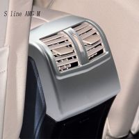 Car Styling Armrest Rear Air Condition Outlet Vent Cover Trim Sticker For Mercedes Benz W212 E Class 2012-2015 Auto Accessories