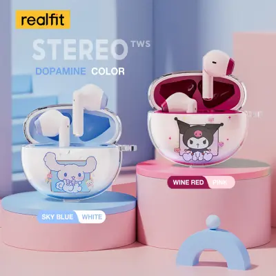 Realfit F2หูฟังบลูทูธหูฟังเอียบัดไร้สายเบสยอดเยี่ยมพร้อมไมโครโฟนชุดหูฟังจับคู่สีโดปามีนเล่นได้นาน5ชั่วโมง Realfit F2หูฟังบลูทูธหูฟังเอียบัดไร้สายเบสยอดเยี่ยมพร้อมไมโครโฟนชุดหูฟังจับคู่สีโดปามีนเล่นได้นาน5ชั่วโมง