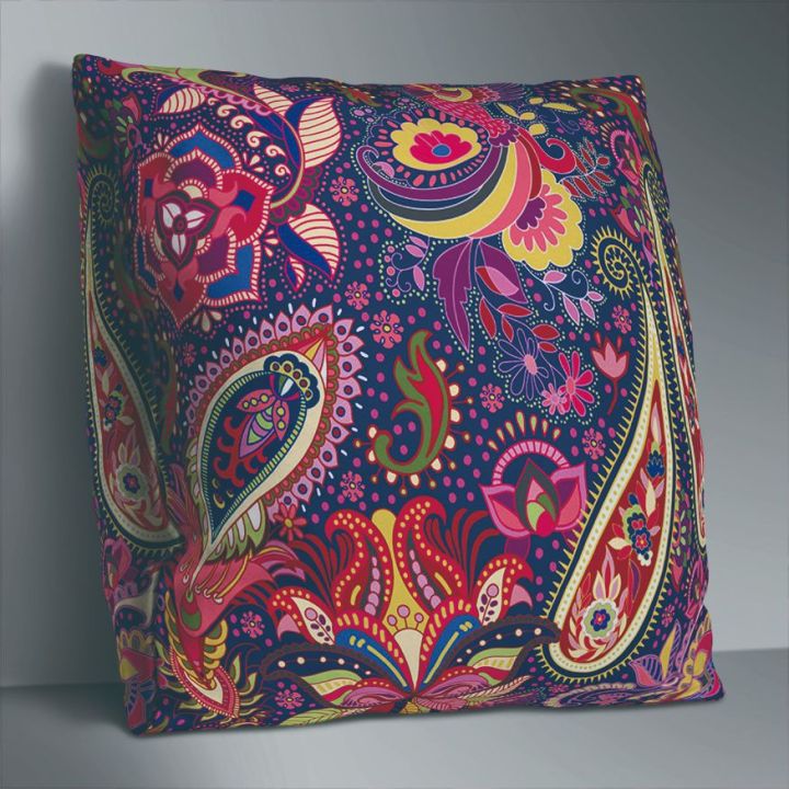 vintage-car-cushion-covers-mandala-pillowcase-colorful-floral-throw-cover-boho-decorative-pillow-cover