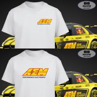 （พร้อมส่ง）T-shirt  เสื้อยืด RACING เสื้อซิ่ง [AEM]