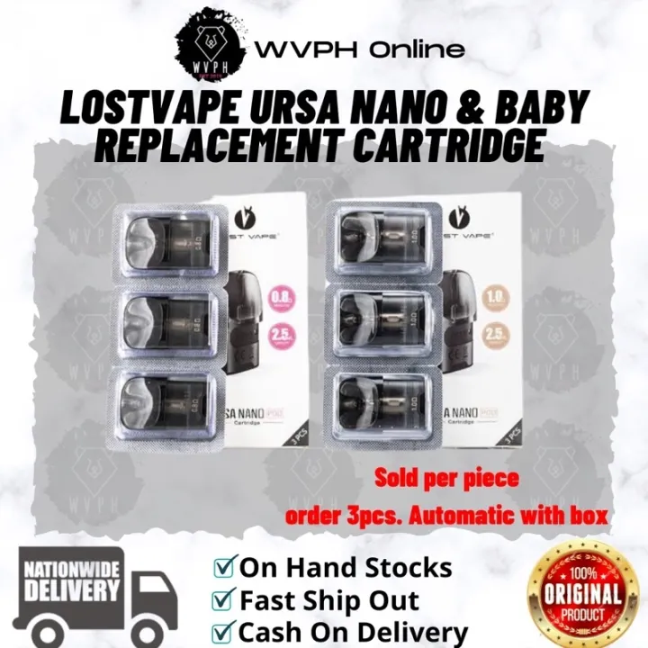 HOT • AUTHENTIC • Lost Vape Ursa Nano nano pro Baby Pod Cartridge 2.5ml ...