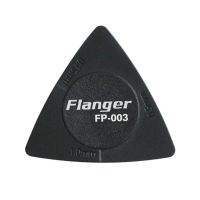 【Moon Musical】 Flanger 1Pcs กีตาร์ Picks สามเหลี่ยมสีดำสีขาวกีตาร์ Picks Anti-Slip สไตล์วัสดุ ABS Picks อุปกรณ์เสริมกีตาร์ FP-003