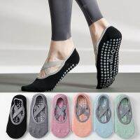 【YD】 Cotton Dot Silicone Non-slip Pilates Socks Breathable Barre  Ballet for