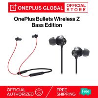 OnePlus Bullets Wireless Z Headphones Bass Edition Global Version ชาร์จ10นาทีเพลิดเพลินกับ10ชั่วโมง IP55สวิตช์ด่วน