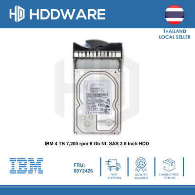 IBM 4 TB 7,200 rpm 6 Gb NL SAS 3.5 Inch HDD // 00MJ129 // 00Y5826 // 00Y2426 // 00Y5909